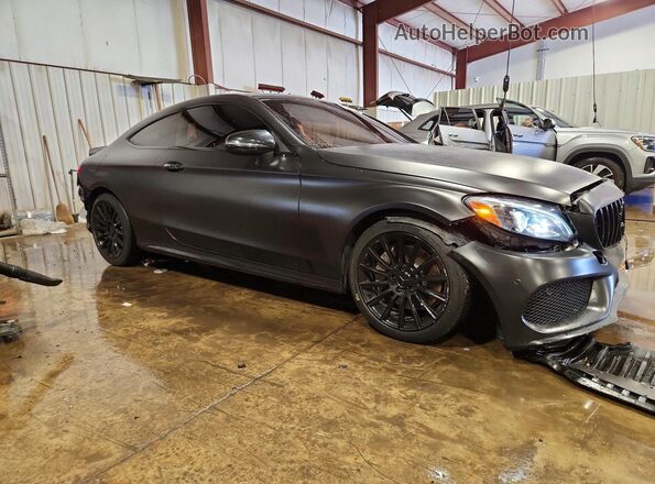 WDDWJ4KB4HF362408 2017 MERCEDES-BENZ C Black Przód prawy