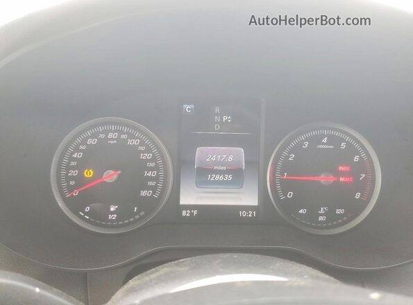 WDDWJ4KB5HF328364 2017 MERCEDES-BENZ C Red ხელსაწყოთა პანელის ხედი