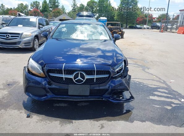 WDDWJ4KB5HF438573 2017 MERCEDES-BENZ C-CLASS Dark Blue Rear interior view