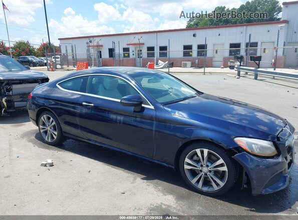 WDDWJ4KB5HF438573 2017 MERCEDES-BENZ C-CLASS Dark Blue 360 interior view