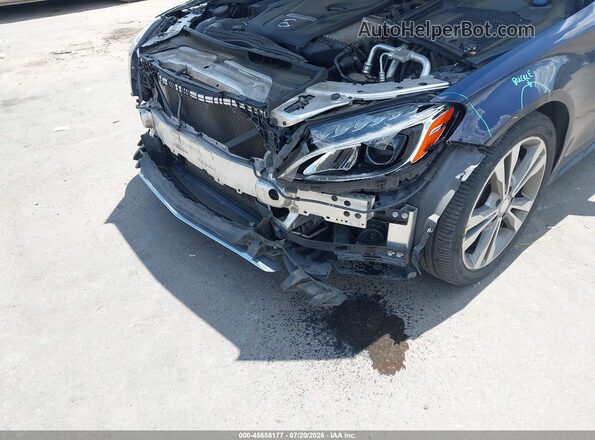 WDDWJ4KB5HF438573 2017 MERCEDES-BENZ C-CLASS Dark Blue 