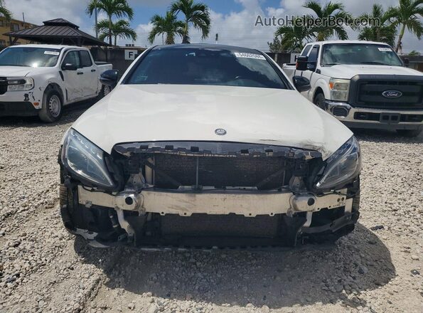 WDDWJ4KB6HF375581 2017 MERCEDES-BENZ C White Vista frontal