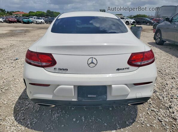 WDDWJ4KB6HF375581 2017 MERCEDES-BENZ C White Vista trasera