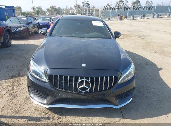 WDDWJ4KB6HF401645 2017 MERCEDES-BENZ C-CLASS Black Вид задньої частини салону