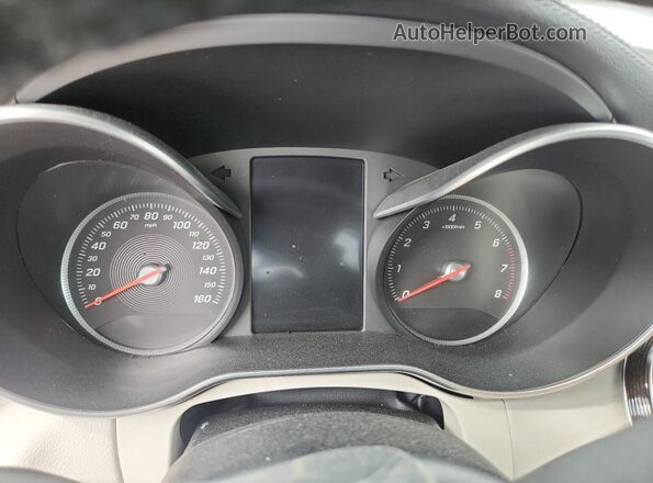 WDDWJ4KB6HF412676 2017 MERCEDES-BENZ C White Widok zestawu wskaźników