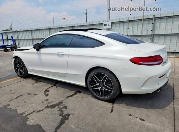 WDDWJ4KB7HF341164 2017 MERCEDES-BENZ C White Trasero izquierdo