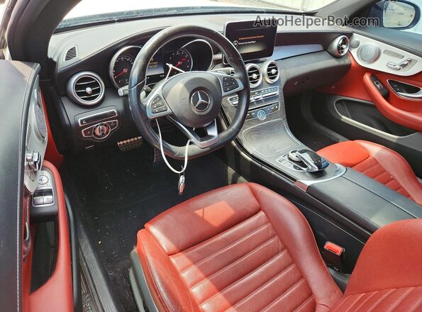 WDDWJ4KB7HF341164 2017 MERCEDES-BENZ C White Vista del salpicadero