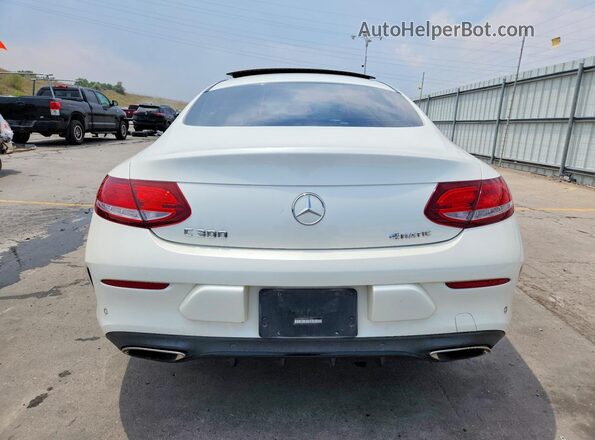 WDDWJ4KB7HF341164 2017 MERCEDES-BENZ C White Vista trasera