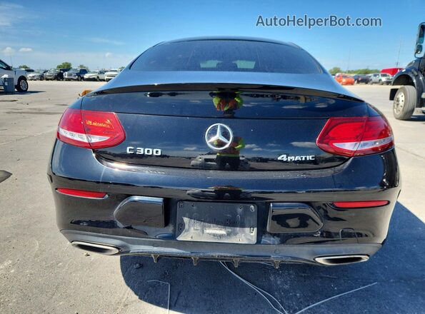 WDDWJ4KB9HF447275 2017 MERCEDES-BENZ C Black Vista trasera