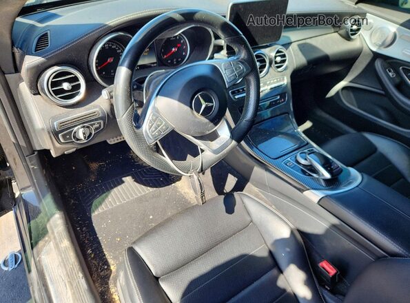 WDDWJ4KB9HF447275 2017 MERCEDES-BENZ C Black Vista del salpicadero