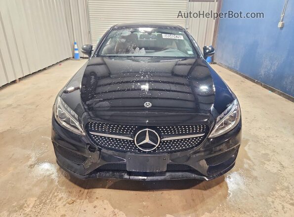 WDDWJ4KBXJF645126 2018 MERCEDES-BENZ C Black წინა ხედი