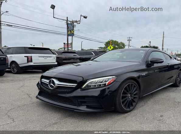 WDDWJ6EB0LF944375 2020 MERCEDES-BENZ AMG C 43 Black Vista tres cuartos delantera izquierda