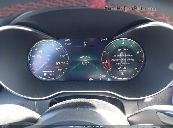 WDDWJ6EB4LF970090 2020 MERCEDES-BENZ AMG C 43 Серый Вид задних сидений