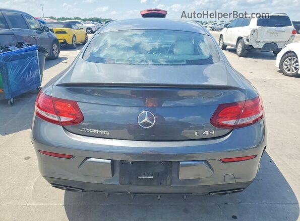 WDDWJ6EB9JF666251 2018 MERCEDES-BENZ C Серый Вид сзади