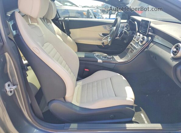 WDDWJ6EB9JF666251 2018 MERCEDES-BENZ C Серый Вид задних сидений