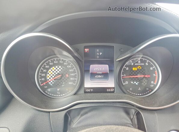 WDDWJ6EB9JF666251 2018 MERCEDES-BENZ C Серый Вид щитка приборов