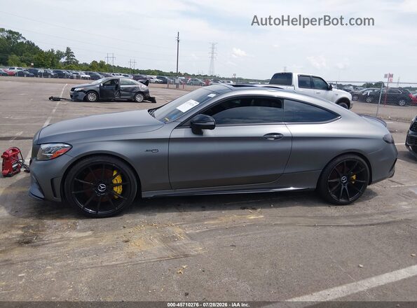 WDDWJ6EB9KF837744 2019 MERCEDES-BENZ AMG C 43 Gray Սալոնի 360 աստիճան տեսք