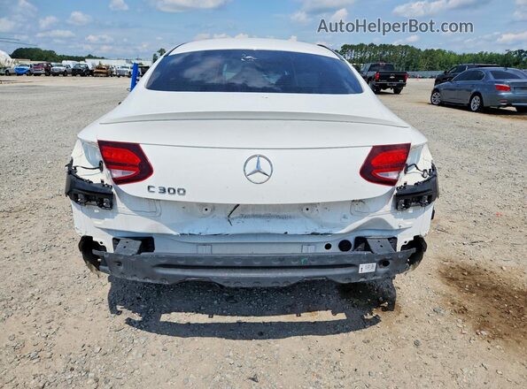 WDDWJ8DB7KF777220 2019 MERCEDES-BENZ C White Հետևի տեսք