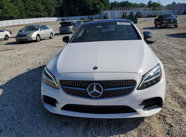 WDDWJ8DB8KF821502 2019 MERCEDES-BENZ C Белый Вид спереди
