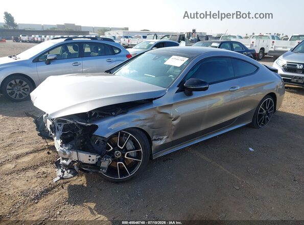 WDDWJ8DB8KF846352 2019 MERCEDES-BENZ C-CLASS Серебряный Передняя левая четверть