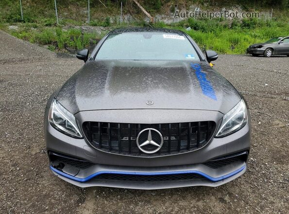 WDDWJ8GB0JF709271 2018 MERCEDES-BENZ C Gray წინა ხედი