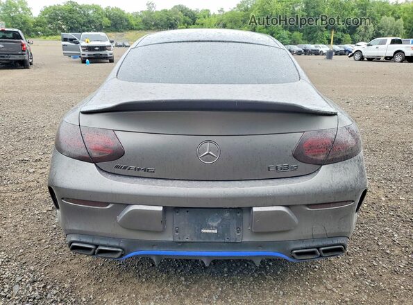 WDDWJ8GB0JF709271 2018 MERCEDES-BENZ C Gray უკანა ხედი