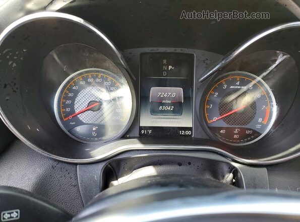 WDDWJ8HB9HF428675 2017 MERCEDES-BENZ C Gray Սարքավորումների վահանակի տեսք