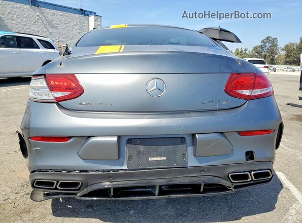 WDDWJ8HB9HF428675 2017 MERCEDES-BENZ C Gray Հետևի տեսք