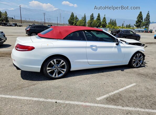WDDWK4JB0JF669157 2018 MERCEDES-BENZ C White Rear right