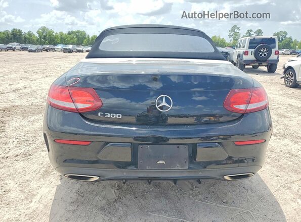 WDDWK4JB6JF649415 2018 MERCEDES-BENZ C Black უკანა ხედი