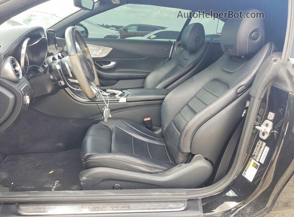 WDDWK4JB6JF649415 2018 MERCEDES-BENZ C Black წინა სალონის ხედი