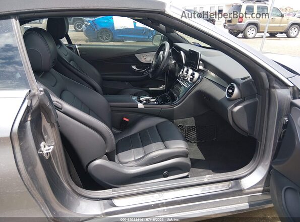WDDWK4JB7HF494061 2017 MERCEDES-BENZ C-CLASS Gray Вид салону спереду