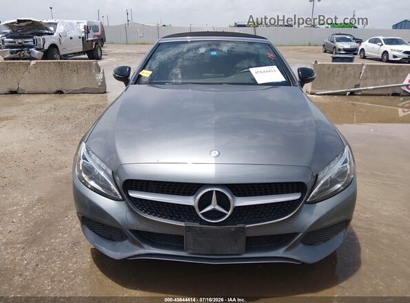 WDDWK4JB7HF494061 2017 MERCEDES-BENZ C-CLASS Gray Вид спереду