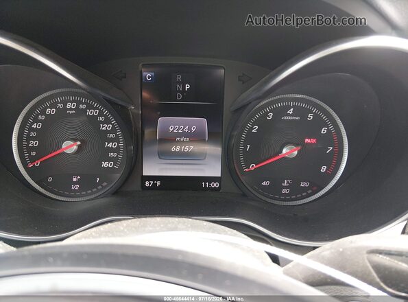 WDDWK4JB7HF494061 2017 MERCEDES-BENZ C-CLASS Gray Вид задніх сидінь