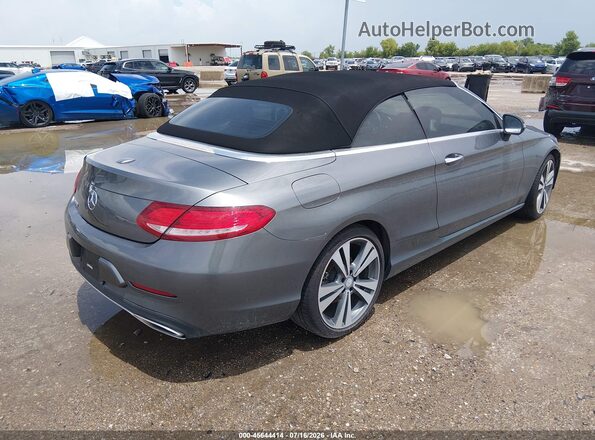 WDDWK4JB7HF494061 2017 MERCEDES-BENZ C-CLASS Gray Задня права чверть