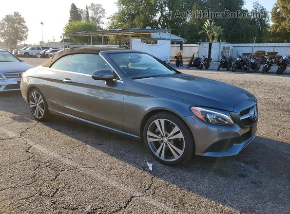 WDDWK4JB8HF424441 2017 MERCEDES-BENZ C Gray წინა მარჯვენა