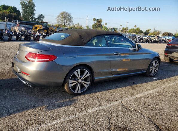 WDDWK4JB8HF424441 2017 MERCEDES-BENZ C Gray უკანა მარჯვენა