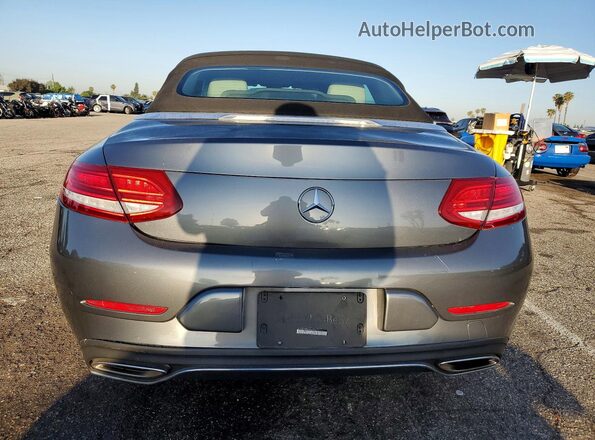 WDDWK4JB8HF424441 2017 MERCEDES-BENZ C Gray უკანა ხედი
