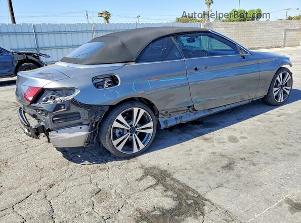 WDDWK4JB9HF428191 2017 MERCEDES-BENZ C Gray Trasero derecho