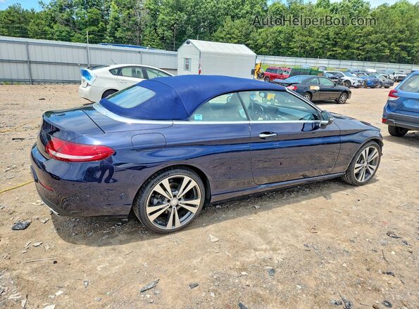 WDDWK4JBXHF494863 2017 MERCEDES-BENZ C Blue Rear right