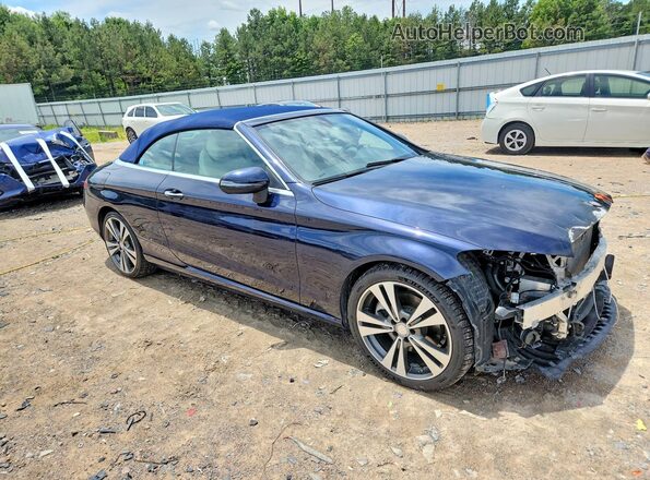 WDDWK4JBXHF494863 2017 MERCEDES-BENZ C Blue Front right