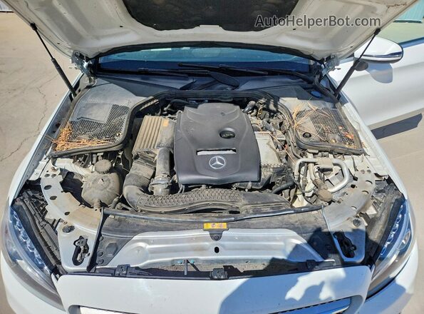 WDDWK4JBXHF585471 2017 MERCEDES-BENZ C White Սալոնի հետևի տեսք