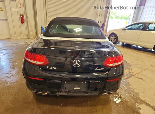 WDDWK4KB6JF657657 2018 MERCEDES-BENZ C Black Widok z tyłu