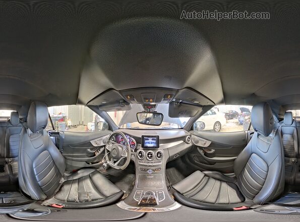 WDDWK4KB6JF657657 2018 MERCEDES-BENZ C Black Widok wnętrza 360 stopni