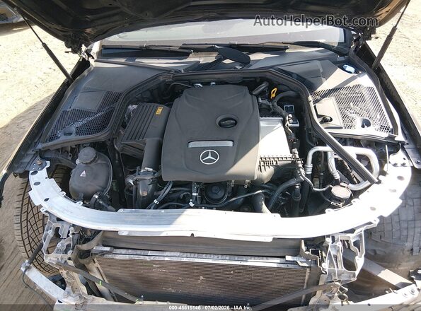 WDDWK4KB6JF665631 2018 MERCEDES-BENZ C-CLASS Черный Вид сзади