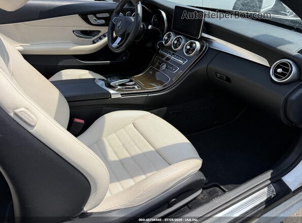 WDDWK4KB7HF506529 2017 MERCEDES-BENZ C-CLASS White Vista interior delantera