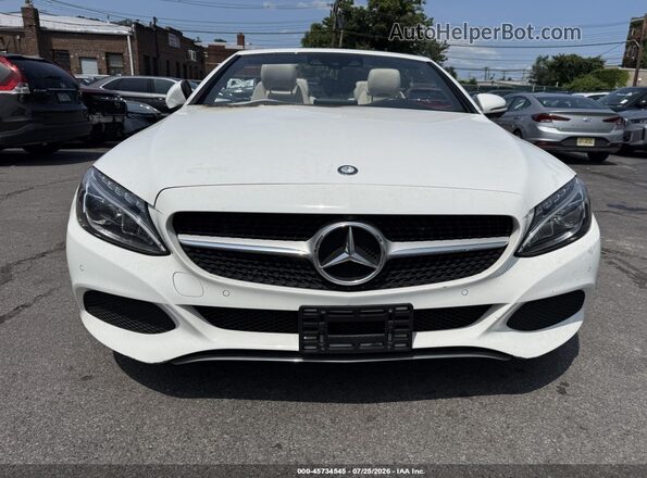 WDDWK4KB7HF506529 2017 MERCEDES-BENZ C-CLASS White Vista frontal
