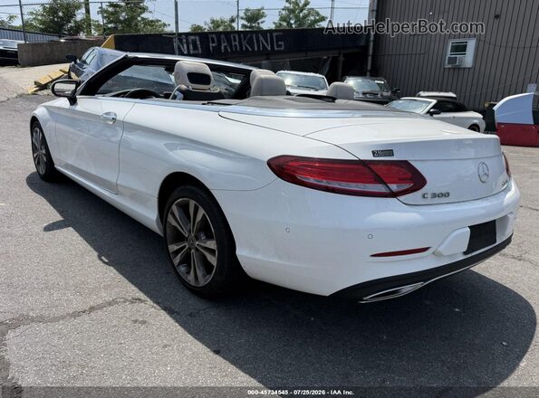 WDDWK4KB7HF506529 2017 MERCEDES-BENZ C-CLASS White Trasero izquierdo