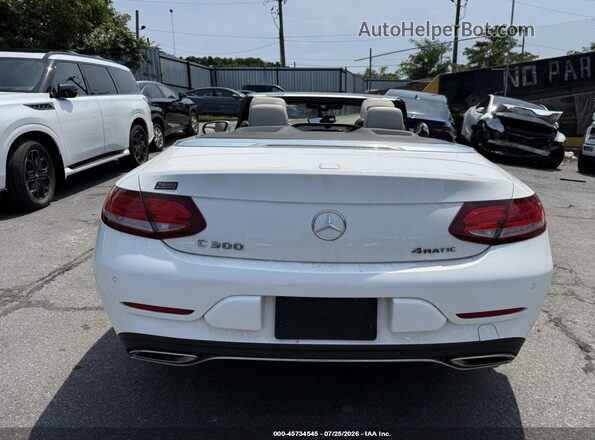 WDDWK4KB7HF506529 2017 MERCEDES-BENZ C-CLASS White Vista del cuadro de instrumentos