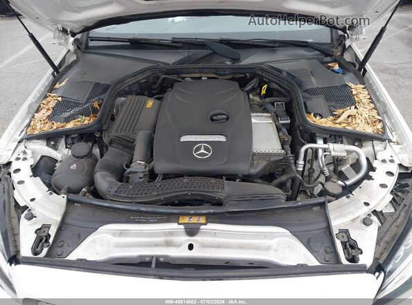 WDDWK4KB9JF700596 2018 MERCEDES-BENZ C-CLASS White უკანა ხედი
